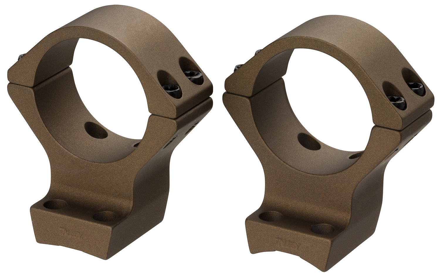 Browning 12531 X-Bolt Scope Mount System X-Lock Burnt Bronze Cerakote Aluminum 1" Tube, Low Rings