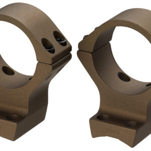 Browning 12534 X-Bolt Scope Mount System X-Lock Burnt Bronze Cerakote Aluminum 30mm Tube, Low Rings