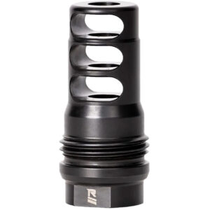 Rugged Suppressor MB001 3 Port Brake  Black with 5/8"-24 tpi Threads & 2.16" OAL for Radiant762, Surge762, Razor762 & Micro30 Suppressors