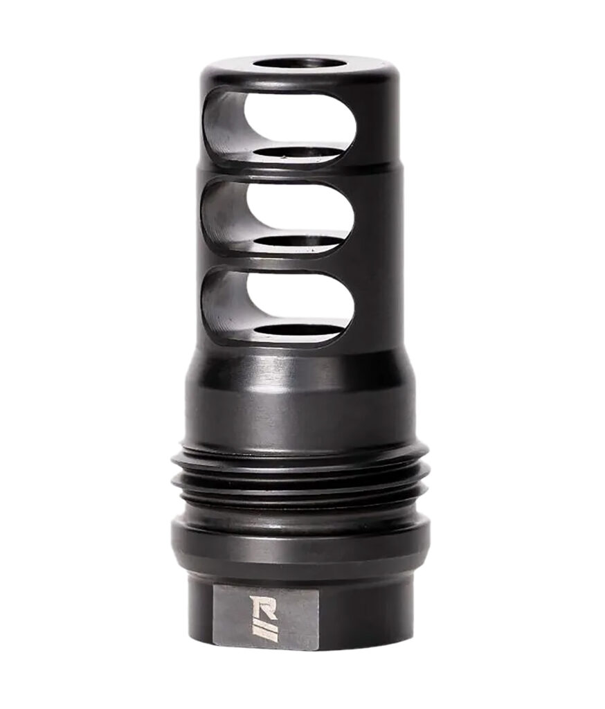 Rugged Suppressor MB001 3 Port Brake  Black with 5/8"-24 tpi Threads & 2.16" OAL for Radiant762, Surge762, Razor762 & Micro30 Suppressors