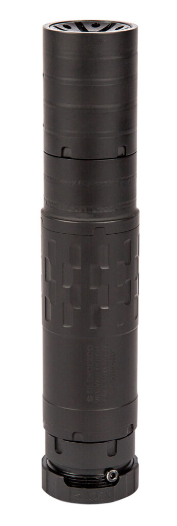 SilencerCo SU4735 Omega 36M 36 Cal 1.57" Diameter Black Cerakote Titanium/Stainless Steel