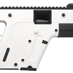 Kriss USA KV22CAP00 Vector CRB Gen2 Full Size 22 LR 10+1 Black Nitride Threaded Barrel, Alpine Cerakote Picatinny Rail Aluminum Receiver, Alpine White 6 Position Collapsible Synthetic Stock, Alpine Po