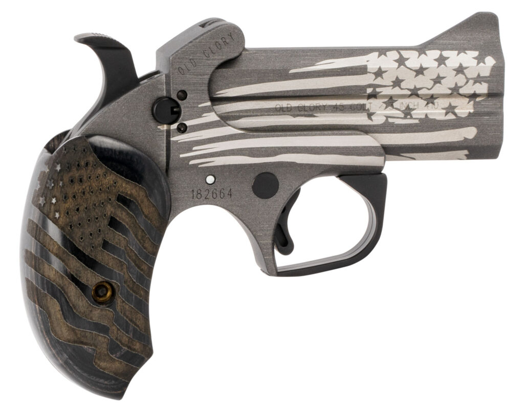 Bond Arms BAOG Old Glory 45 Colt/410 Gauge 2rd Shot 3.50" Black Ash w/Integrated Star Grips Right Hand
