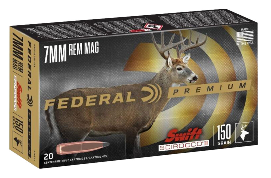 Federal P7RSS1 Premium 7mmRemMag 150gr Swift Scirocco II 20 Per Box/10 Case