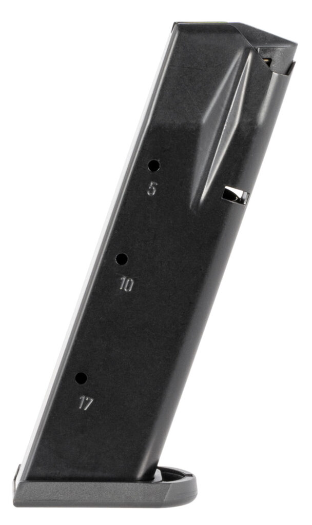 Mec-Gar MGWIT9SFAFC Tanfoglio 17rd 9mm Luger, Fits Tanfoglio Witness Sm Frame Blued w/Anti-Friction Coating Carbon Steel