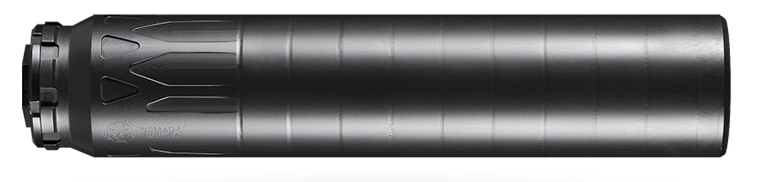 Dead Air NOMADL Nomad L 30 Cal, Rated Up To 300 Norma Mag, Black Cerakote Stainless Steel, 5/8"-24 tpi Direct Thread