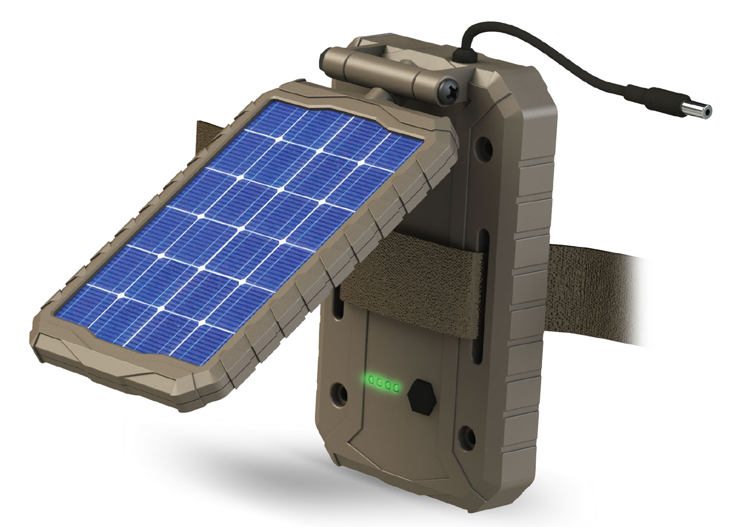 Stealth Cam STCSOLP Sol-Pak Fits Wireless/Cellular Trail Camera 12 Volt Li-ion Battery Brown