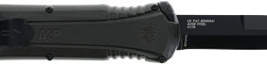 S&W M&P OTF 3.5" SINGLE EDGE - SPEAR POINT BLACK/GRAY