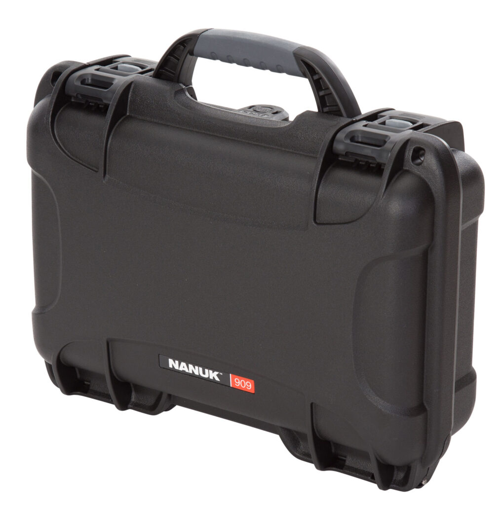 Nanuk 9091001 909  Waterproof Black Resin w/ Foam Padding&Airline Approved