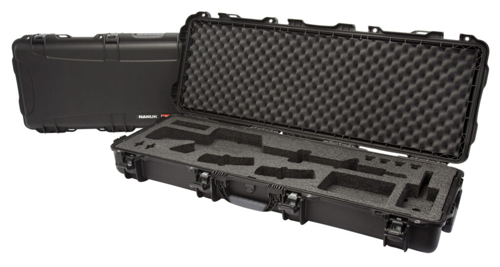 Nanuk 990AR01 990 Black Polymer w/ Foam Padding Lockable Latches & Wheels