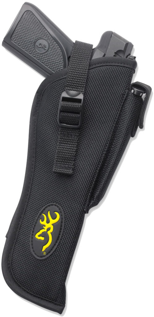 BROWNING BELT HOLSTER W/MAG - POUCH BUCK MARK PISTOL RH BLCK