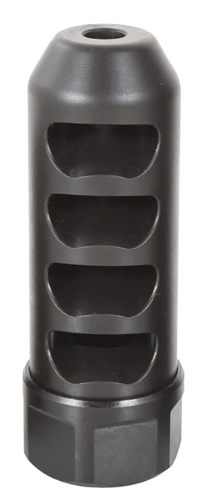 American Precision Arms G2F5838N Gen 2 Fat Bastard Self Timing Brake Black Nitride Stainless Steel with 5/8"-24 tpi Threads, 3.30" OAL & 1.115" Diameter for 338 Cal Rifle