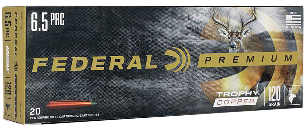 Federal P65PRCTC1 Premium 6.5PRC 120gr Trophy Copper 20 Per Box/10 Case