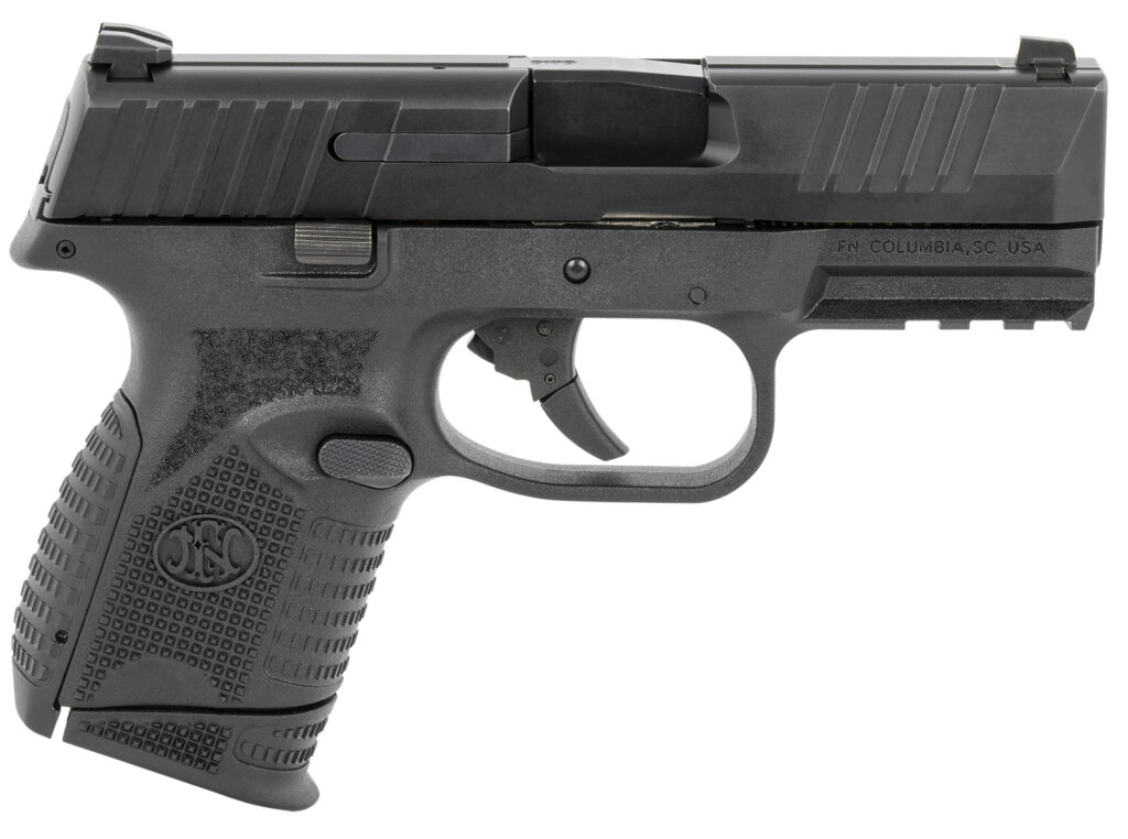 FN 66100816 509C Steel Frame 9mm Luger 10+1, 3.70" Black Steel Barrel, Matte Black Serrated Stainless Steel Slide & Polymer Frame w/Picatinny Rail, Black Interchangeable Backstrap Grip, Ambidextrous