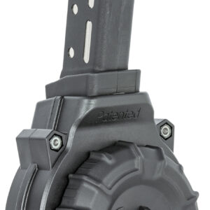 ProMag DRMA37 Standard 40rd Drum 45 ACP Compatible w/ Glock 30/21 Black DuPont Zytel Polymer