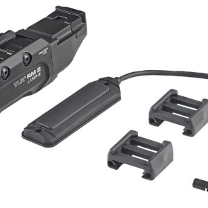 Streamlight 69447 TLR-2 RM w/Laser Black Aluminum, 1,000 Lumens White LED Bulb/Red Laser, 297 Meters Beam, Picatinny Rail Mount