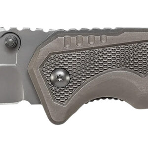 Smith & Wesson Knives SWP11GCP M&P Rescue 3.79" Folding Tanto Plain 7Cr15MoV SS Blade Aluminum Handle Includes Pocket Clip