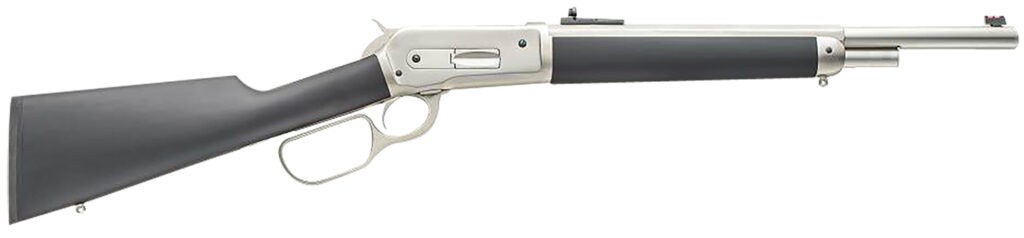 Chiappa Firearms 920355 1886 Kodiak 45-70 Gov 4+1, 18.50" Barrel, Steel Barrel/ Receiver w/ Matte Chrome Coating, Black Rubber Coated Walnut Stock, Right Hand