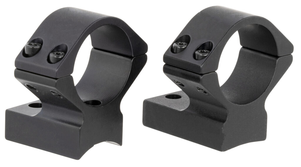 Talley 930706 Scope Mount/Ring Combo  Black Anodized Aluminum 1" Tube Weatherby Mark V Low Rings Non-Magnum Action 0 MOA