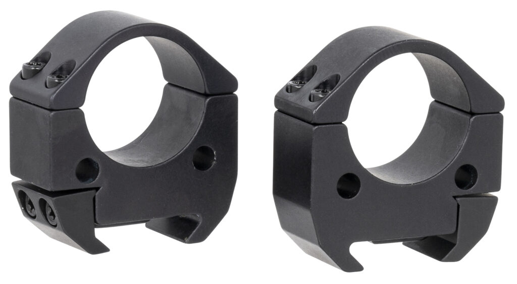 Talley TMS10M Modern Sporting Black Anodized Aluminum 1" Tube Medium Picatinny Rail 0 MOA