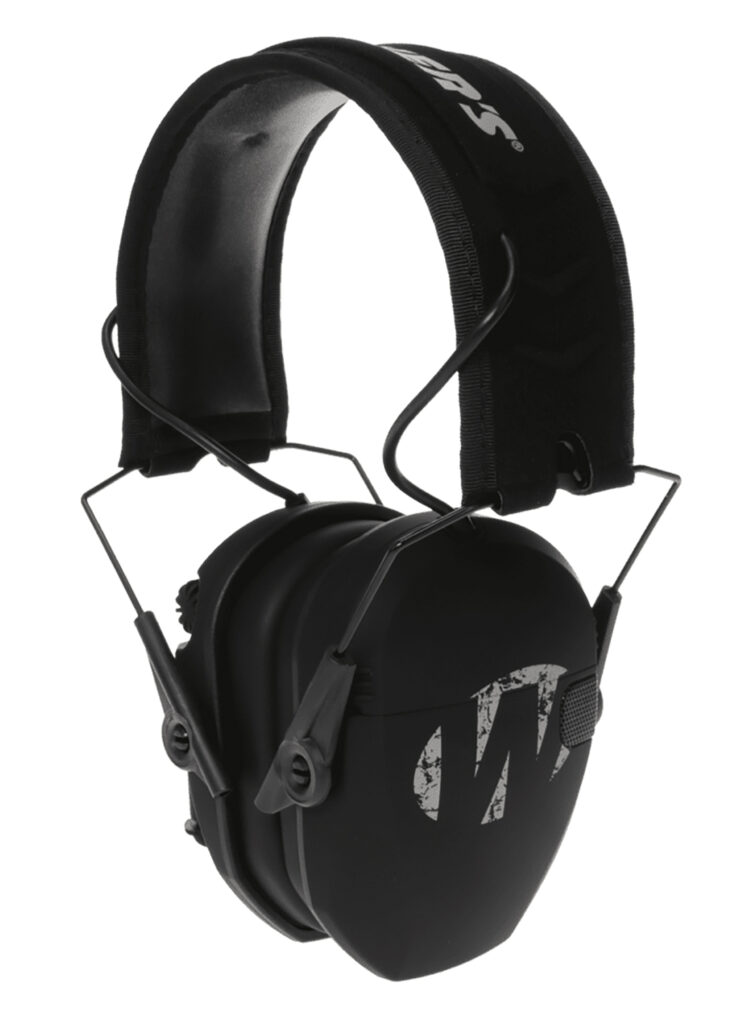 Walker's GWPRSEMFS Razor Slim Electronic Freedom Muff 23 dB Over the Head Black w/Distressed Walker's Logo Polymer