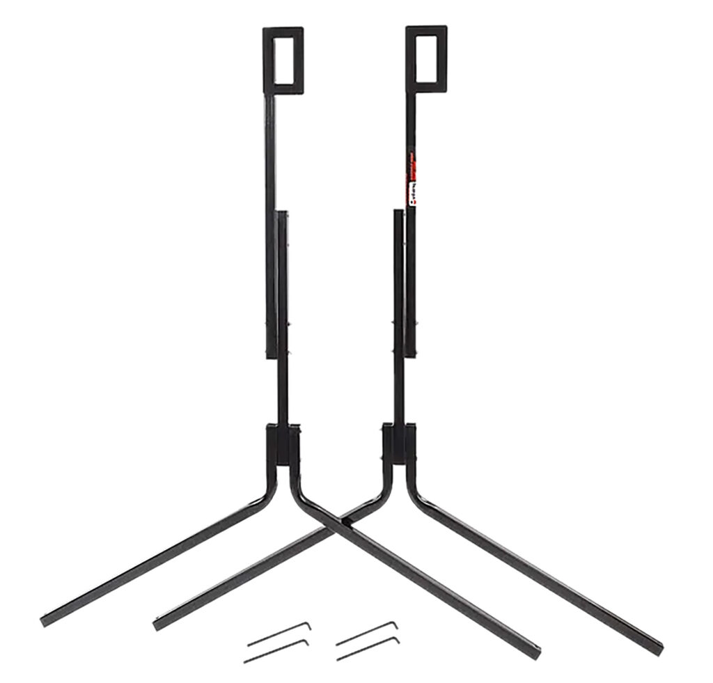 Viking Solutions VKSVGK004 Adjustable Target Stand  Black Steel
