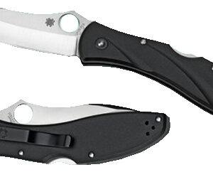 Spyderco C66PBK3 Centofante 3 3.14" Folding Drop Point Plain VG-10 SS Blade Black FRN Handle Includes Pocket Clip