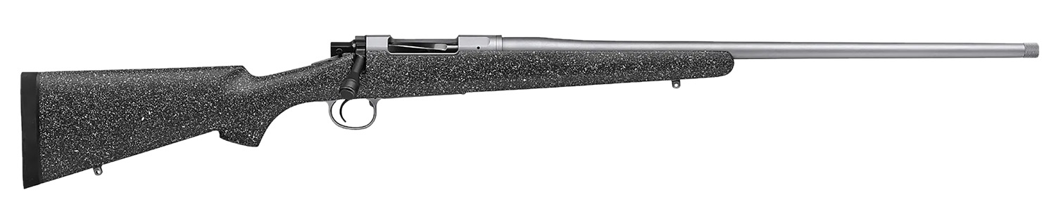 Nosler 40721 M21 308 Win 4+1 22" Barrel, Stainless Steel Nitride Metal Finish, Gray Speckled Black All-Weather Epoxy Stock