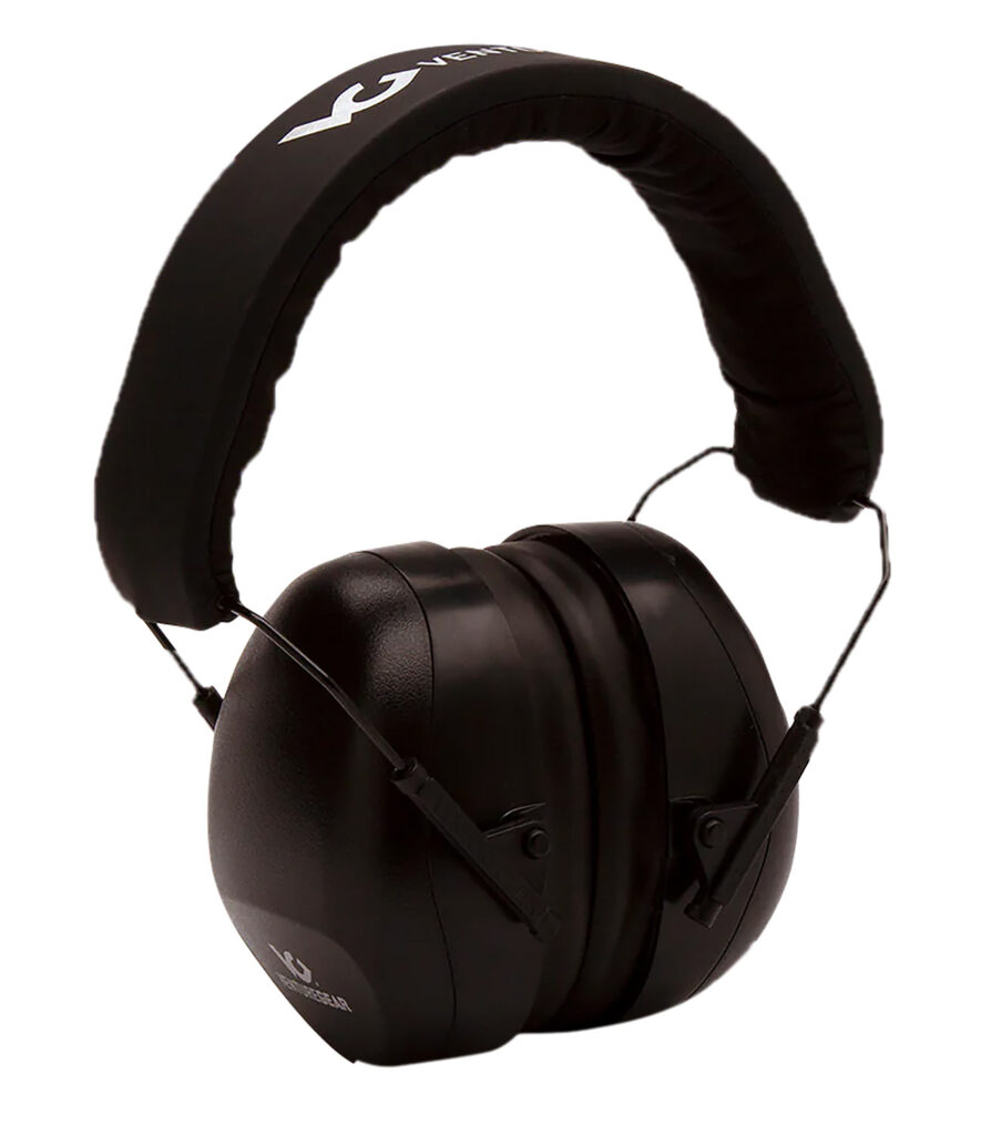 Pyramex VGPM8011C Venture Gear V80 Muff Foam 26 dB 32 dB Over the Head Black Adult 1 Pair
