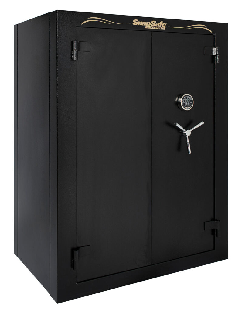 SnapSafe 75013 Vault Door XXL Access Code/Key Entry 9 Gauge Steel Holds 56+ Long Guns Fireproof- Yes