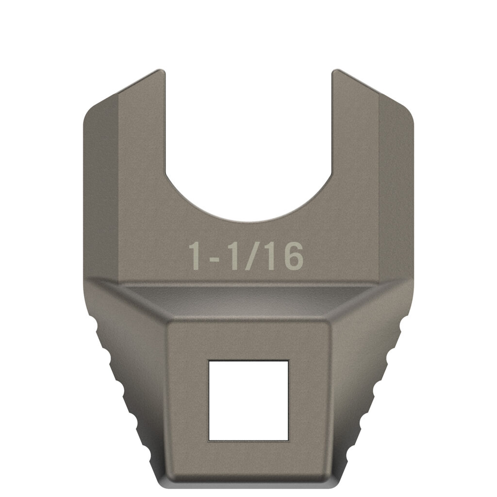 Real Avid AVMF1116BNW Master -Fit Barrell Nut Wrench 1 1/16" Titanium Titanium/Stainless Steel AR-Platform Free-Float Handle