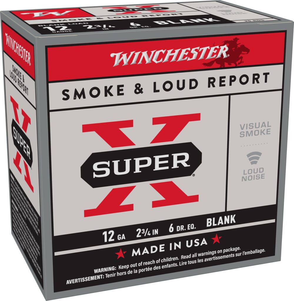 Winchester Ammo XBP12W Super X Blank 12Gauge 2.75" 25 Per Bx/10 Case