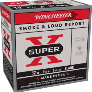 Winchester Ammo XBP12W Super X Blank 12Gauge 2.75" 25 Per Bx/10 Case