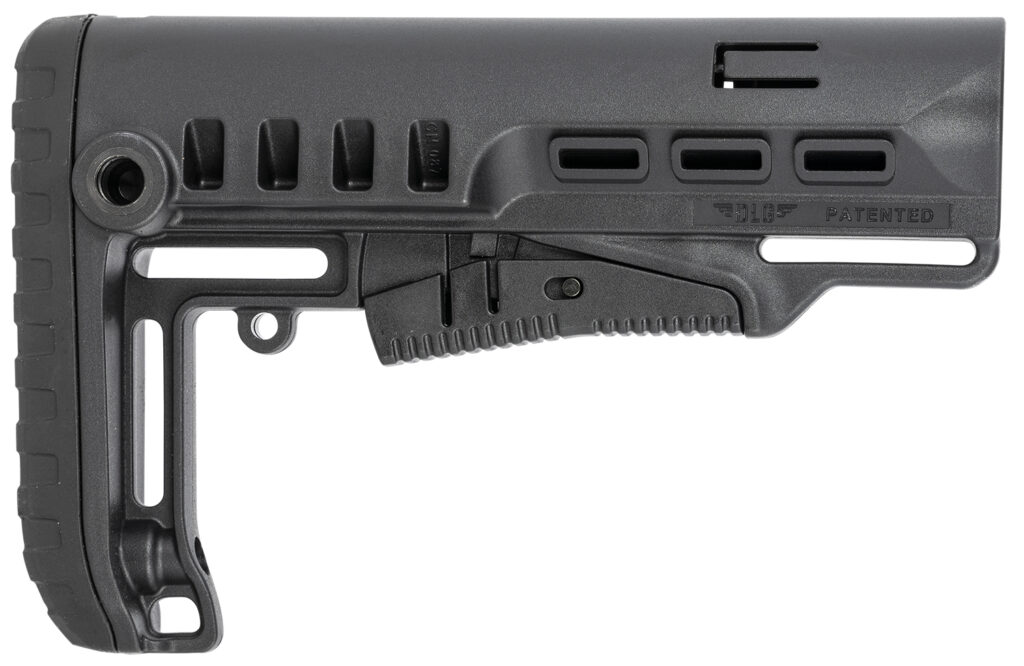 NcStar VG087 Tactical Mil-Spec Stock Black Synthetic Collapsible