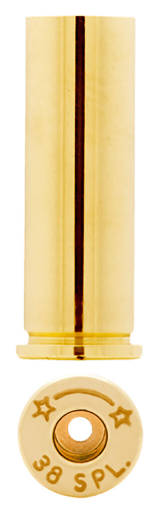 HSM 38EUP100 Unprimed Cases 38 Special Handgun Brass 100 Per Bag