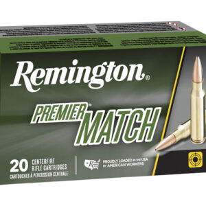 Remington Ammunition 21201 Premier Match 224Valkyrie 90gr Sierra MatchKing BTHP 20 Per Box/10 Case