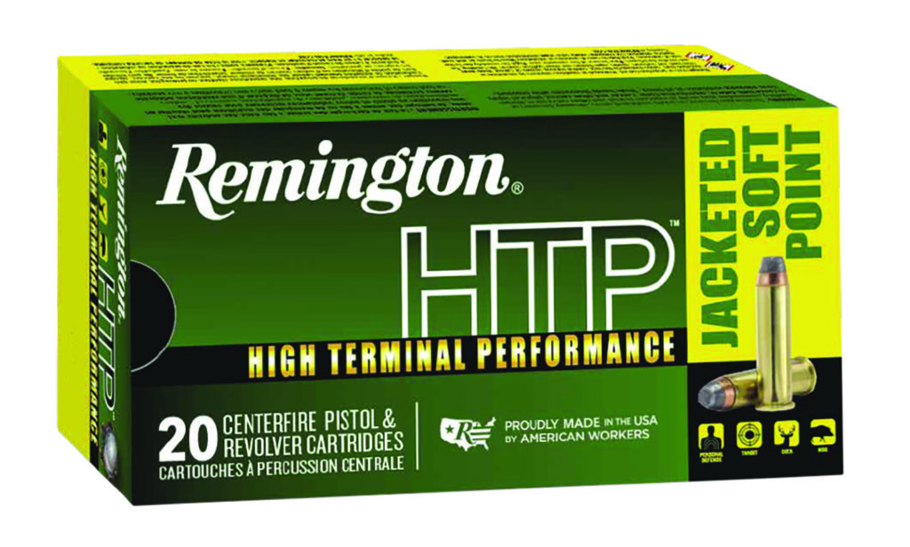 Remington Ammunition 23002 HTP 44RemMag 240gr Jacketed Soft Point 20 Per Box/25 Case