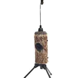 Mojo Outdoors HW2508 Fuzzy Critter Predator Species Brown Features Built-In Tripod