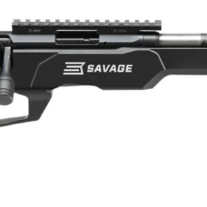 Savage Arms 70256 B Series Precision Lite Full Size 22 LR 10+1 18" Carbon Fiber Heavy Barrel, Black Picatinny Rail Carbon Steel Receiver, Black MDT Chassis Synthetic Stock, Black Polymer Grip, Right H