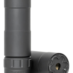 Rugged Suppressor P5122 Mustang 22 22 LR 1.06" D 1/2"-28 tpi 113dB At Ear Black High Temp Cerakote 7075-T6 Aluminum Baffles/Tube Titanium Mount