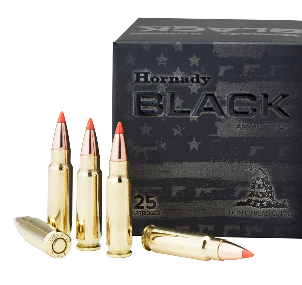 Hornady 90001 Black 5.7x28mm 40gr Hornady V Max 25 Per Box/10 Case