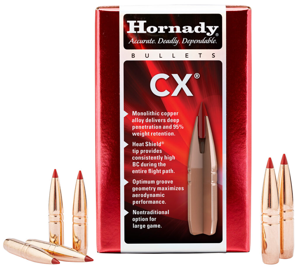 Hornady 26178 CX 6.5mm 130 gr Copper Solid 50 Per Box/ 25 Case