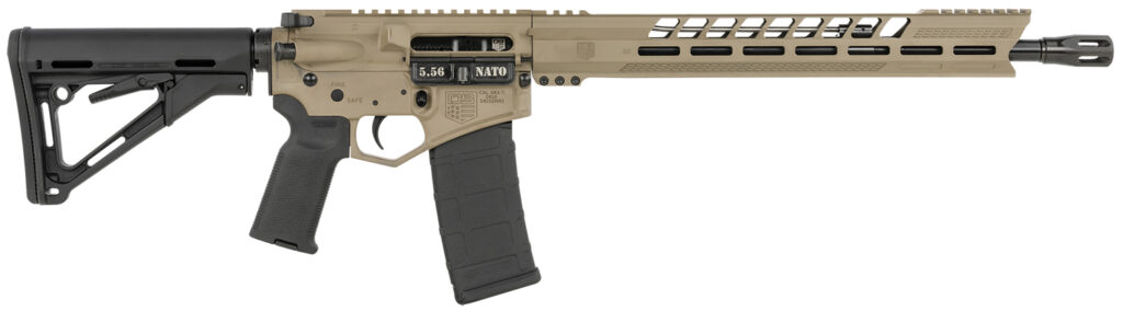 Diamondback DB1731K061 DB15 5.56x45mm NATO 16" 30+1 Flat Dark Earth Adjustable Magpul CTR Stock Black Magpul MOE K2 Grip with Black Gold Lower