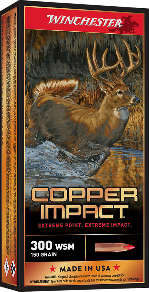 Winchester Ammo X300SCLF Copper Impact  300WSM 150gr Copper Extreme Point Lead Free 20 Per Box/10 Case