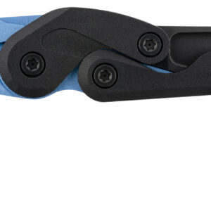 CRKT 4041B Provoke 2.47" Folding Hawkbill Plain Black Stonewashed 4116 Stainless Steel Blade/Blue Metallic Grivory Handle