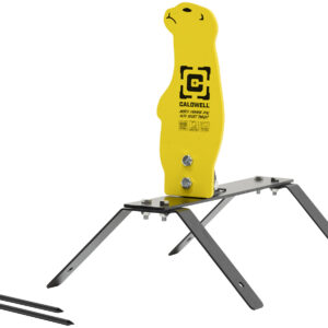 Caldwell 1178561 Auto Reset Rifle Yellow AR500 Steel Prairie Dog Includes Ground Stakes