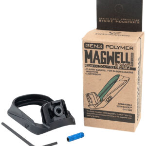 Strike Industries G3MAGWELL19 Flared Magwell Black Polymer for Gen 3 Glock 19 & 23