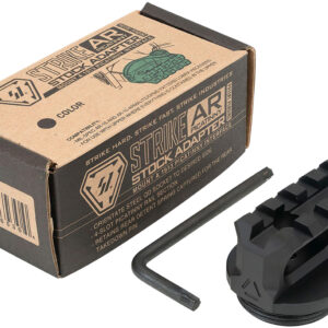 Strike Industries ARPSABK Picatinny Stock Adapter  Black Anodized for AR-Platform