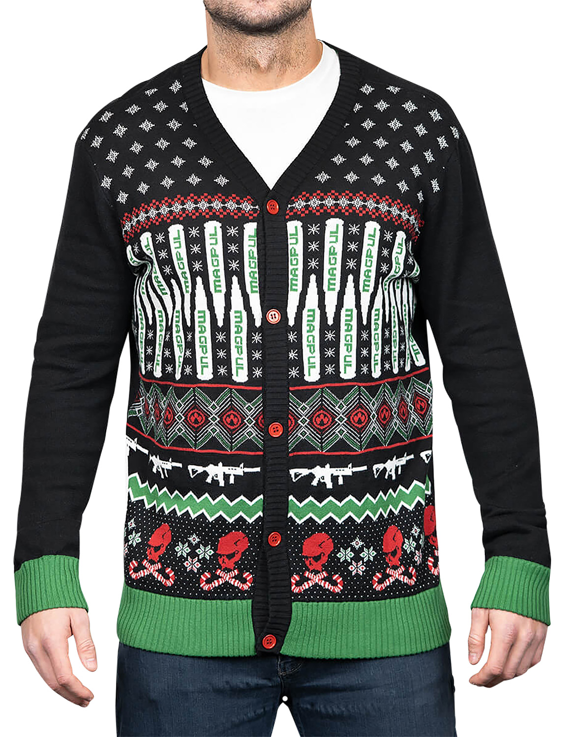 Magpul MAG1198-969-L Krampus Christmas Sweater Multi Color Long Sleeve Large