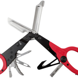 S.O.G SOG231250243 ParaShears 3Cr13MoV SS Plain Blade Red Features 11 Tools